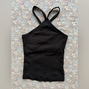 Old Navy Black Ribbed Camisole